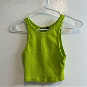 Zara - Neon Green croptop